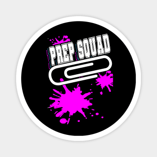 Prep Squad Team Work Splatter Pink Magnet